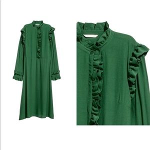 Ruffle trimmed dress, brand new